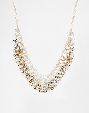 Oasis Teardrop Cluster Necklace - Gold