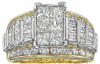Modern Bride 3 CT. T.W. Genuine Diamond Multi-Stone Engagement Ring Family