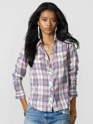 Denim & Supply Ralph Lauren Vanessa Plaid Cowgirl Shirt
