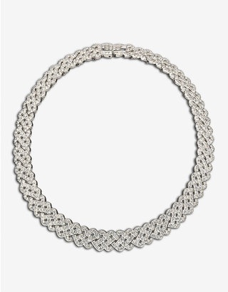 Swarovski Diamanta Crystal Pavé Collar Necklace