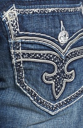 Rock Revival 'Morton' Straight Leg Jeans (Dark Blue)