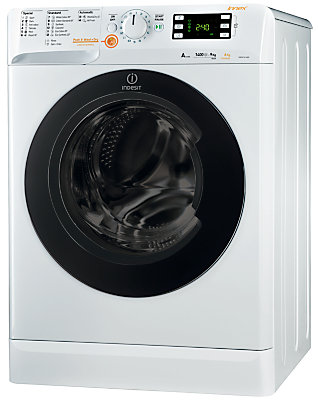 Indesit XWDE961480XW Washer Dryer, 9kg Wash/6kg Dry Load, A Energy Rating, 1400rpm Spin, White