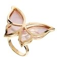 ASOS Limited Edition Butterfly Shell Ring - Pink