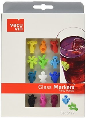 Vacu-Vin Glass Markers Party People - Set of 12