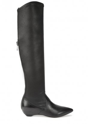 Sigerson Morrison Black leather thigh boots