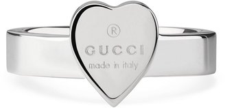 Gucci Heart ring with trademark