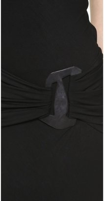 Donna Karan Sleeveless Turtleneck Dress