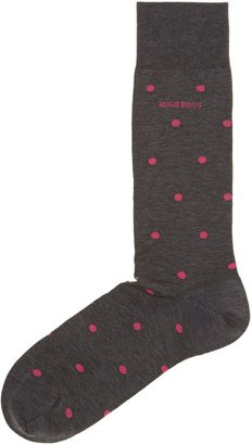 HUGO BOSS Men's Mercerized multi stripe sock