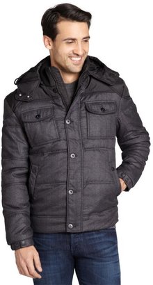 Hawke & Co dark charcoal herringbone 'Grant' utility jacket