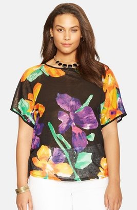 Lauren Ralph Lauren Floral Print Top (Plus Size)