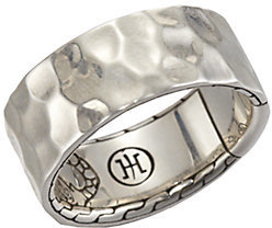 John Hardy Sterling Silver Hammered Ring