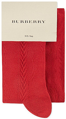 Burberry Cable knit tights