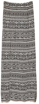 Forever 21 Tribal Print M-Slit Skirt