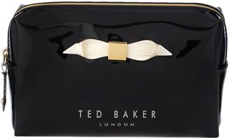 Ted Baker Black small bow cosmetics bag