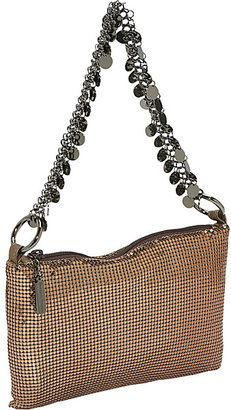 Whiting & Davis Whiting and Davis Metal Disc Chain Soft Shoulder Bag