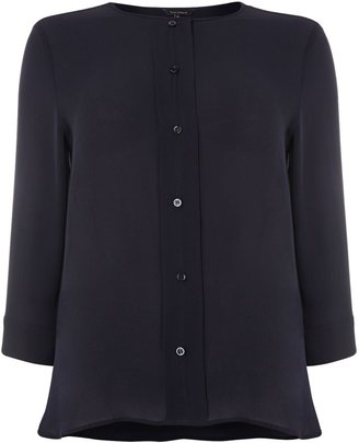 Tara Jarmon Silk long sleeved georgette blouse