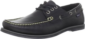 Polo Ralph Lauren Men's Bienne Boat Shoe,Black,10 D US