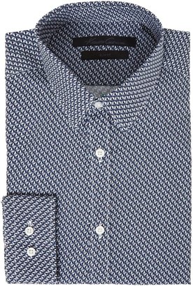 Kenneth Cole Men's Auburn geometric print shirt