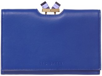 Ted Baker Blue crystal frame cross body purse