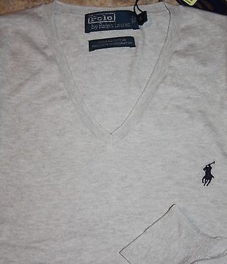 Polo Ralph Lauren NWT NEW Men's Pima Cotton V-Neck Sweater Jumper S M L XL 2XL