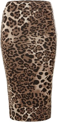 Therapy Leopard tube skirt