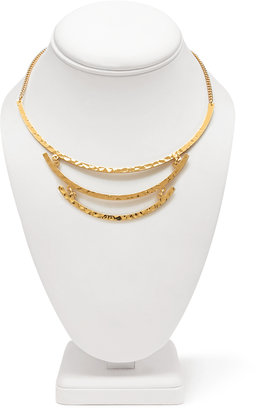 Forever 21 Tiered Dimple Bib Necklace