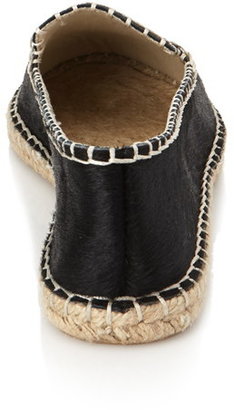 Forever 21 Topstitched Ponyhair Espadrilles