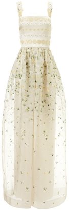 Temperley London Ecru Silk Primrose Gown