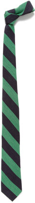 College Stripe Wool Tie