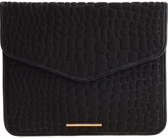 Marc by Marc Jacobs croc embossed tablet envelope clutch