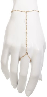 Lauren Conrad bead hand-chain bracelet