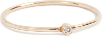 Jennifer Meyer 18k Gold Thin Diamond Ring