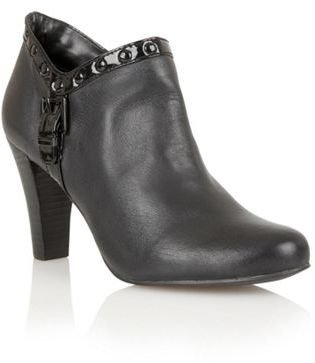 Lotus Black leather 'Tempest' boot shoes