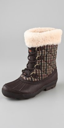 UGG Newberry Plaid Lace Up Boots