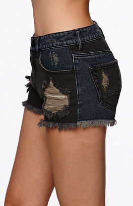 Kylie Minogue Kendall & Kylie High Rise Tack Fray Shorts