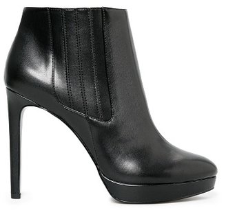 MANGO Faux Leather Ankle Boots