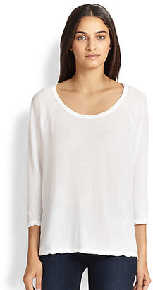 James Perse Oversized Cotton Jersey Tee