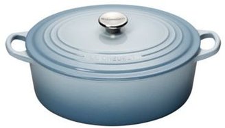 Le Creuset cast iron 29cm 'Coastal Blue' casserole dish