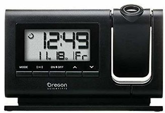 Oregon Scientific RM308PA Classic Projection Clock with Atomic Time Calendar Date - Black