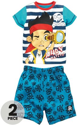 Disney Jake The Pirate Shorty Pyjamas (2 Piece Set)
