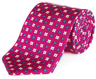 Marks and Spencer Luxury Sartorial Italian Fabric Pure Silk Neat Textured Tie