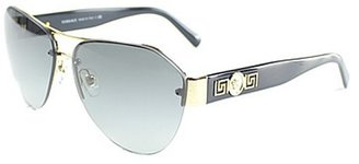 Versace VE 2143 100211 Golg Black Fashion Sunglasses Grey Gradient Lens