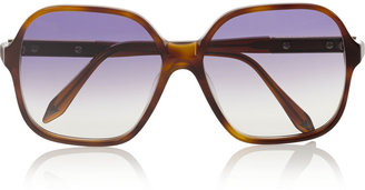 Victoria Beckham Feminine acetate square-frame sunglasses