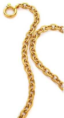 WGACA What Goes Around Comes Around Vintage Chanel Heart Mirror Necklace