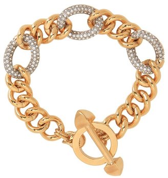 Juicy Couture Pave Link Bracelet (Gold) - Jewelry