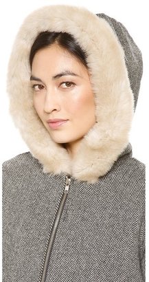 Clu Faux Fur Hooded Jacket