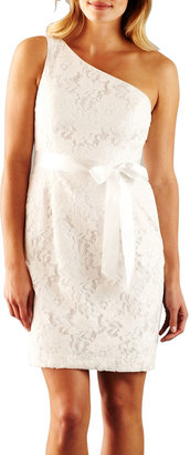 Liliana One-Shoulder Lace Wedding Dress
