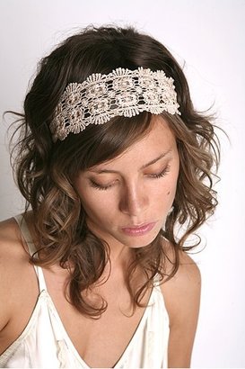 Urban Outfitters Floral Lace Headwrap
