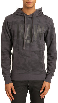 G Star G-STAR - A Camo Allover Navy Hooded Sweater