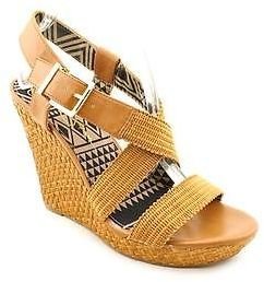 Jessica Simpson Catskill Womens Textile Wedge Sandals Shoes